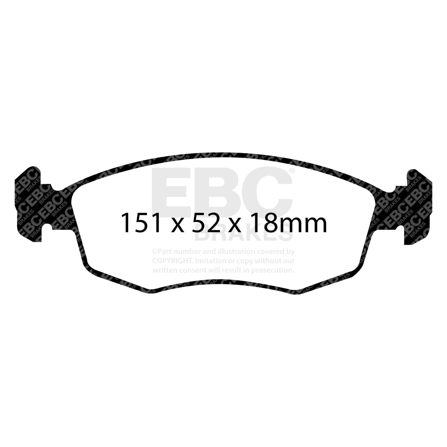EBC Brakes Pad  and  Disc Kit (PD01KF478)