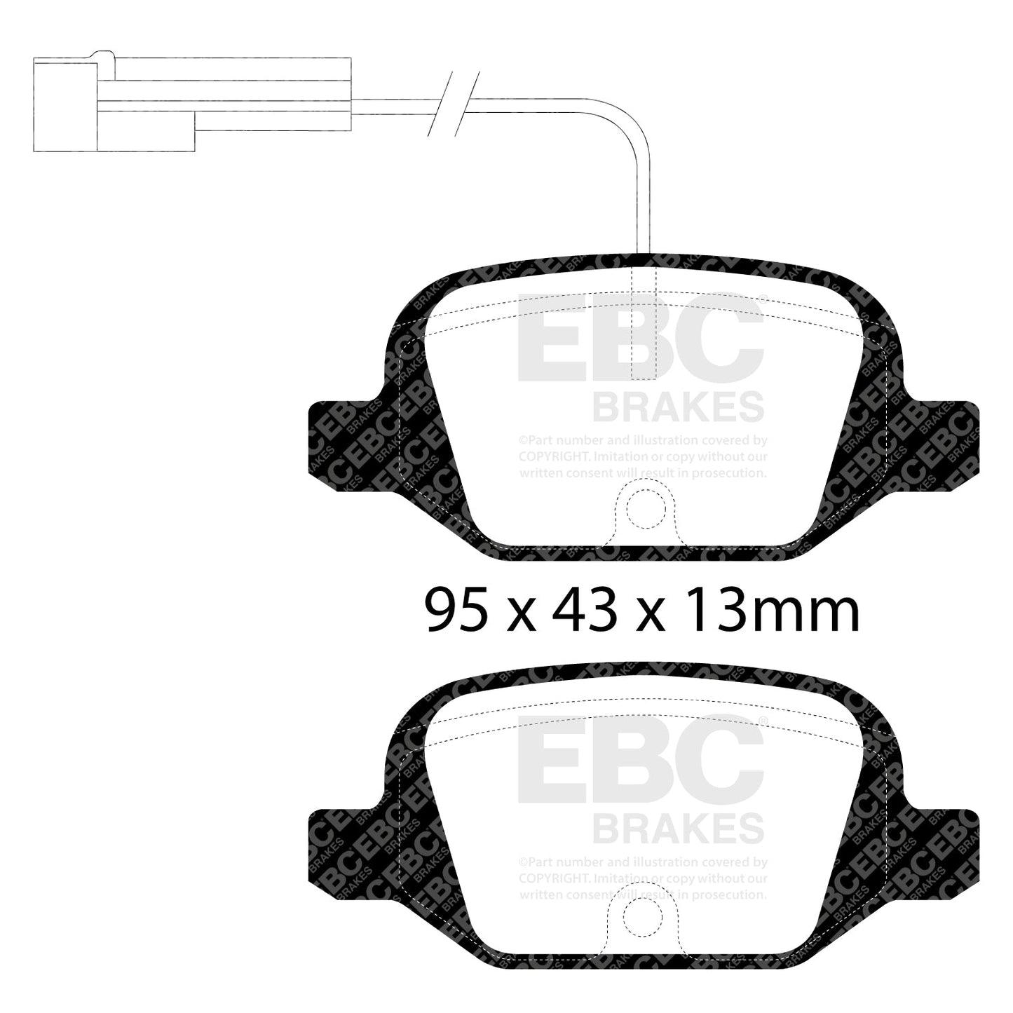 EBC Brakes Pad and Disc Kit (PD13KR438)
