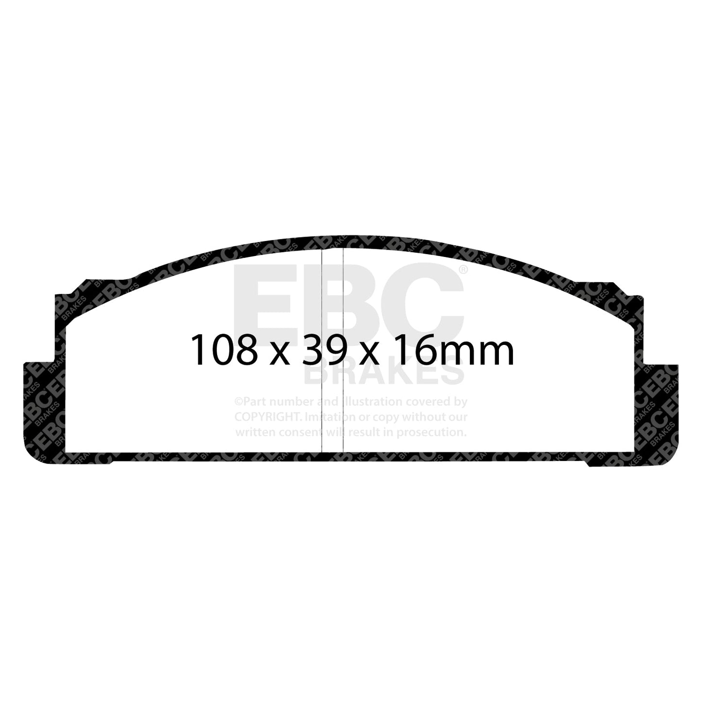EBC Pad + 2 Piece Disc Kit P2DK055RPX Full Car
