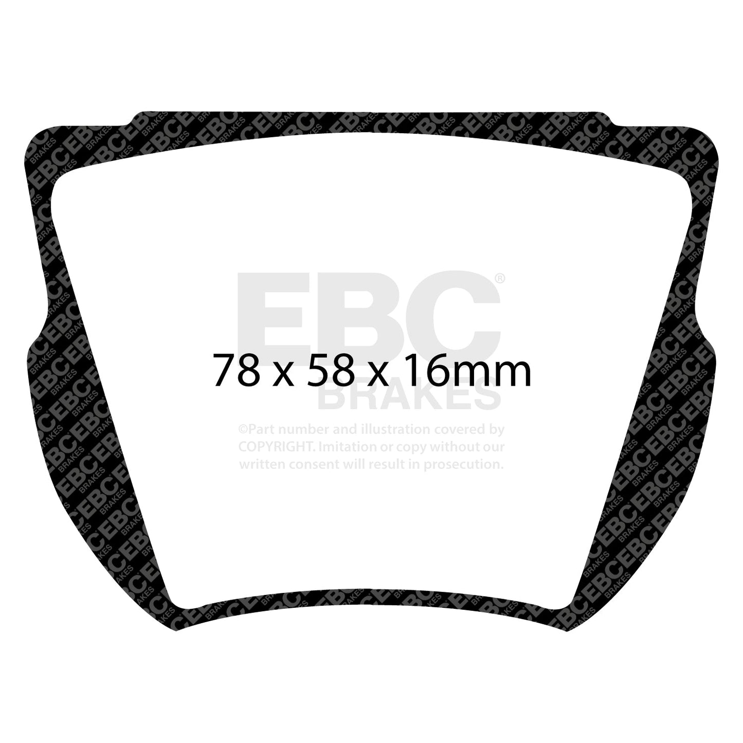 EBC Greenstuff 2000 Series Sport Brake Pad Set (DP2134)