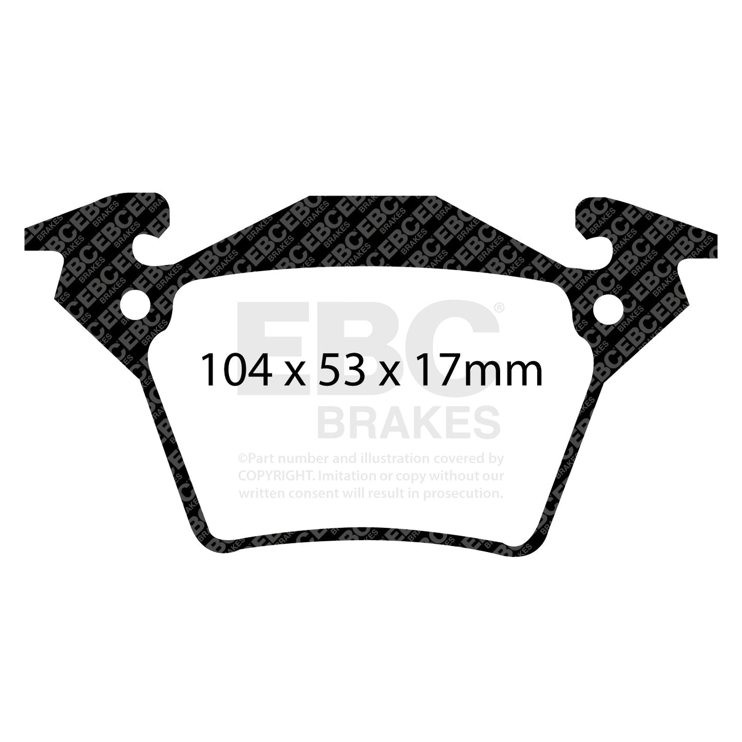 EBC Brakes Pad and Disc Kit (PDKR608)