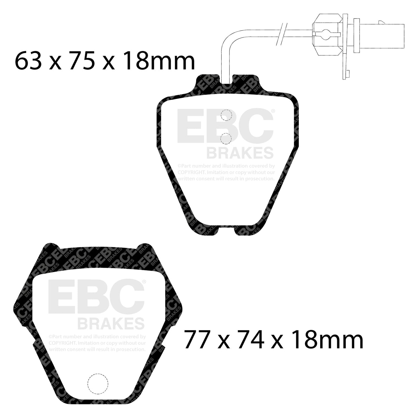 EBC Brakes Pad and Disc Kit (PD13KF074)