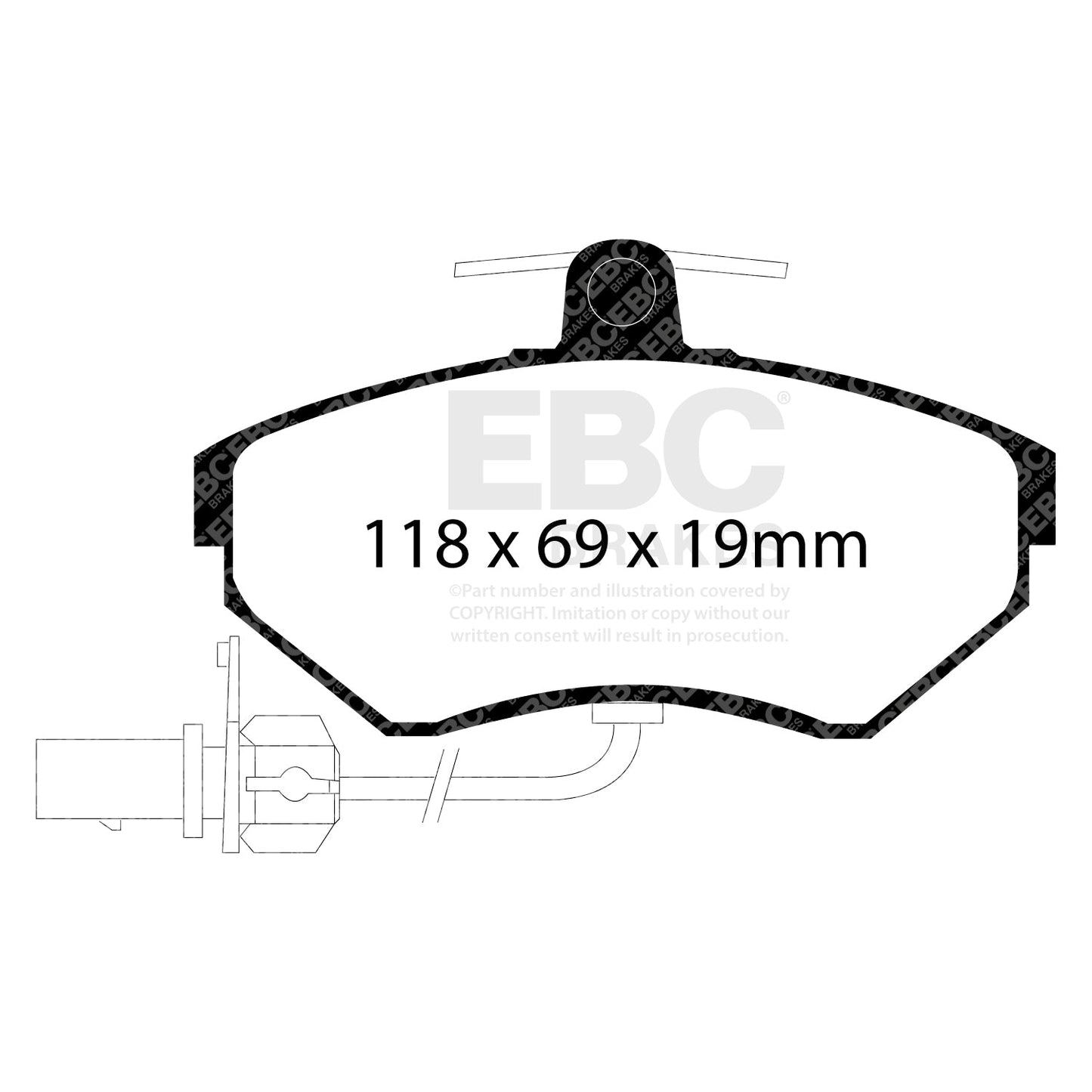 EBC Brakes Pad  and  Disc Kit (PD02KF537)