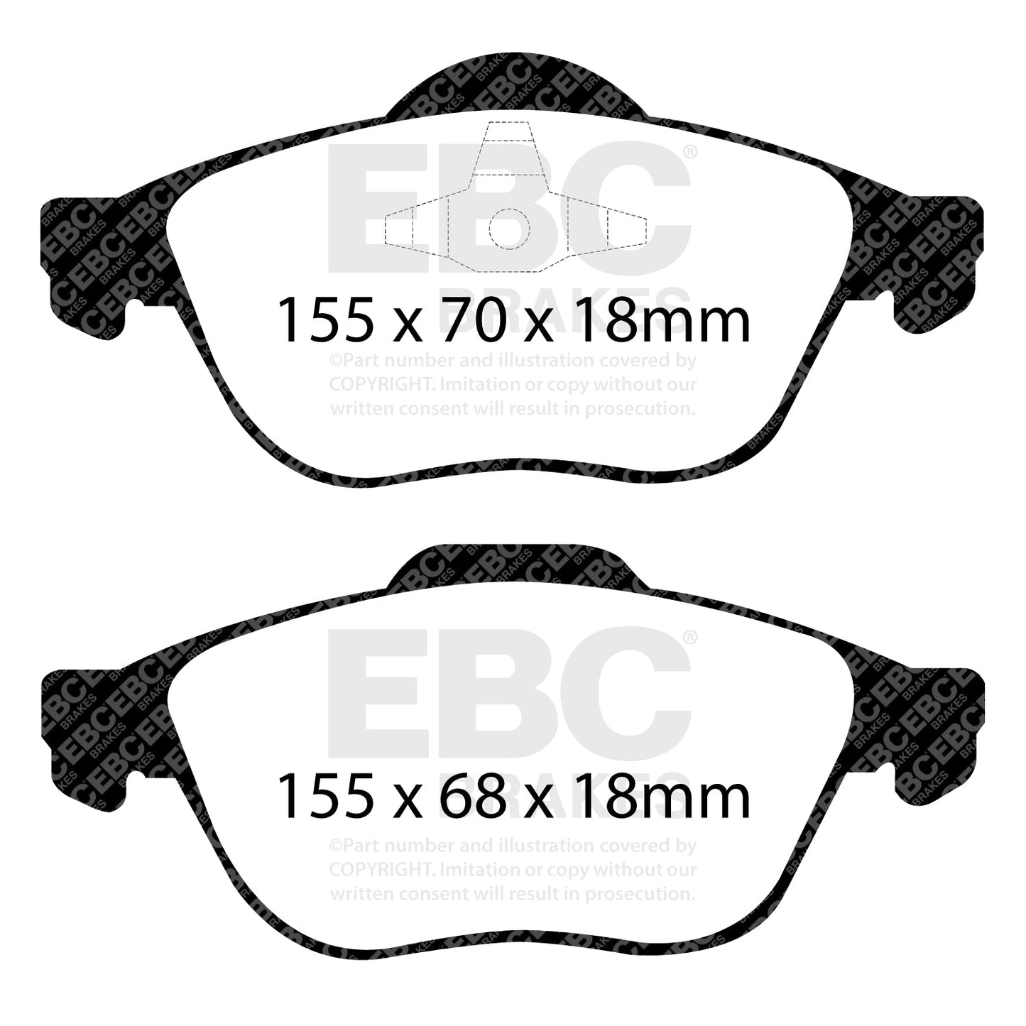 EBC Brakes Pad and Disc Kit (PDKF1676)