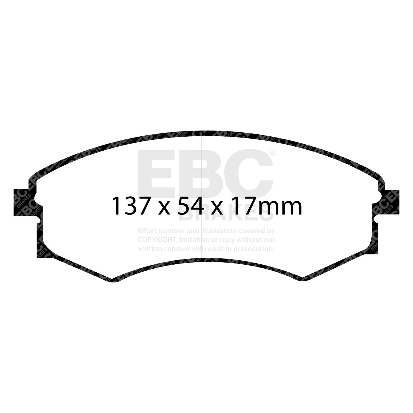 EBC Brakes Pad  and  Disc Kit (PD01KF687)