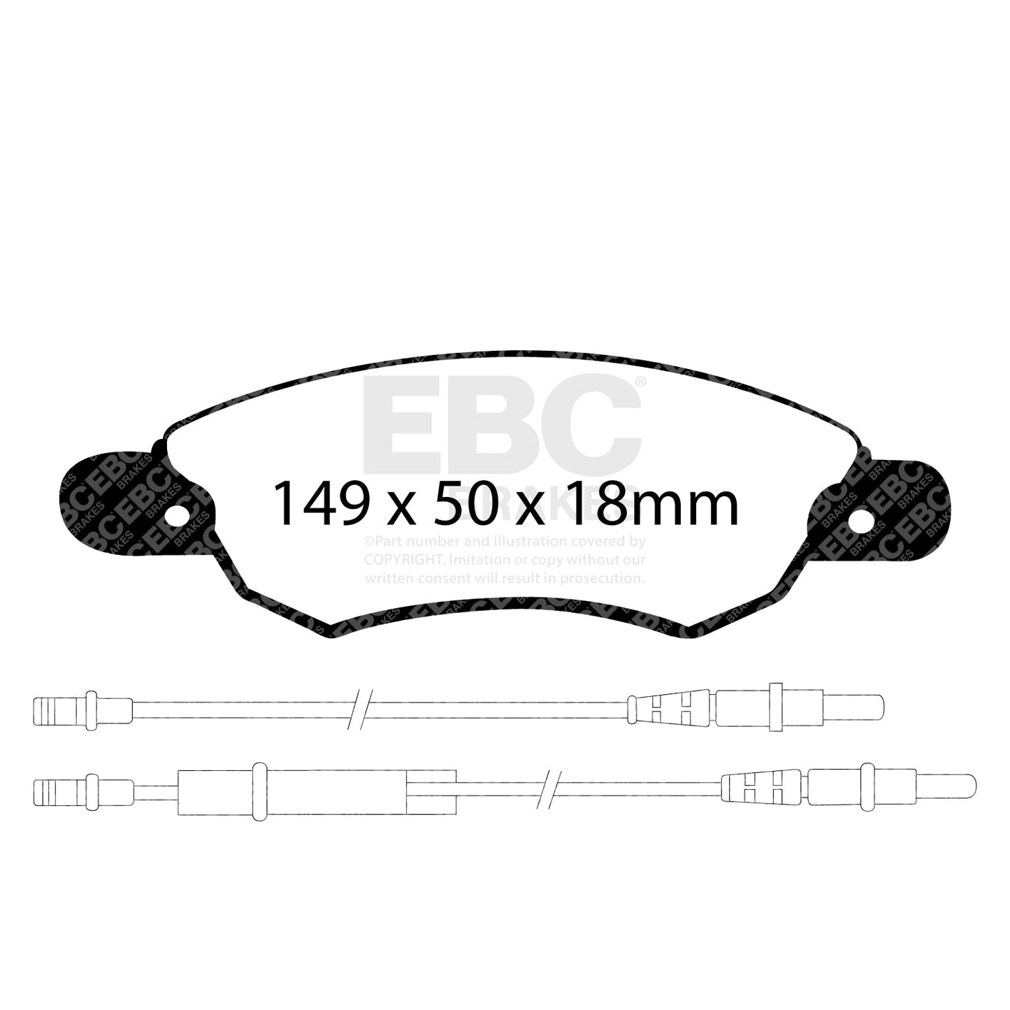 EBC Brakes Pad  and  Disc Kit (PD01KF387)