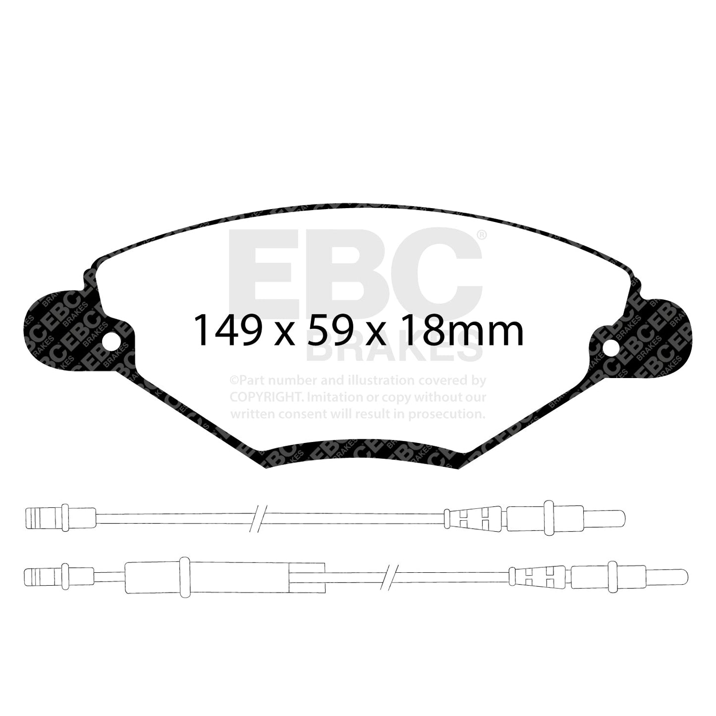 EBC Brakes Pad and Disc Kit (PDKF487)