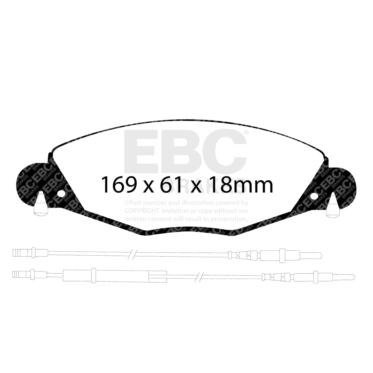 EBC Brakes Pad  and  Disc Kit (PD01KF389)