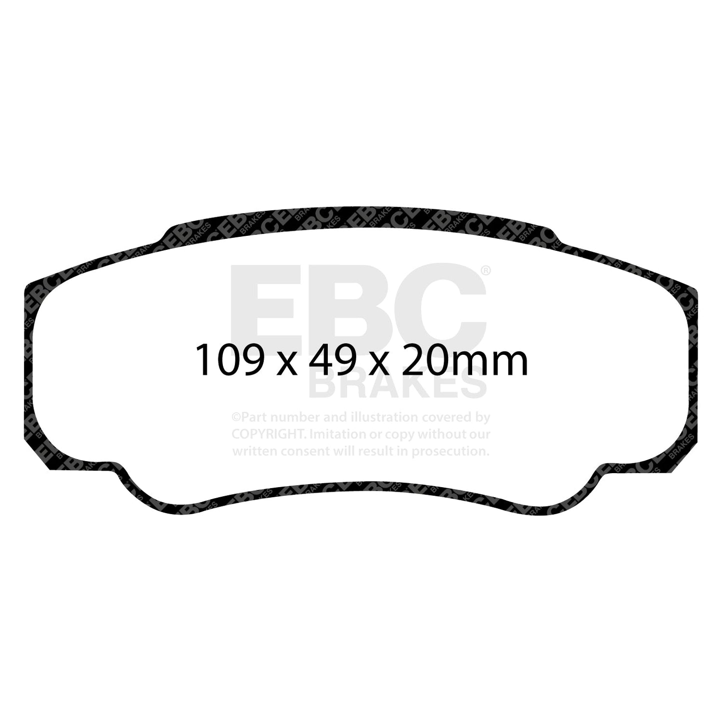 EBC Ultimax OE Replacement Brake Pad Set (DP1378)