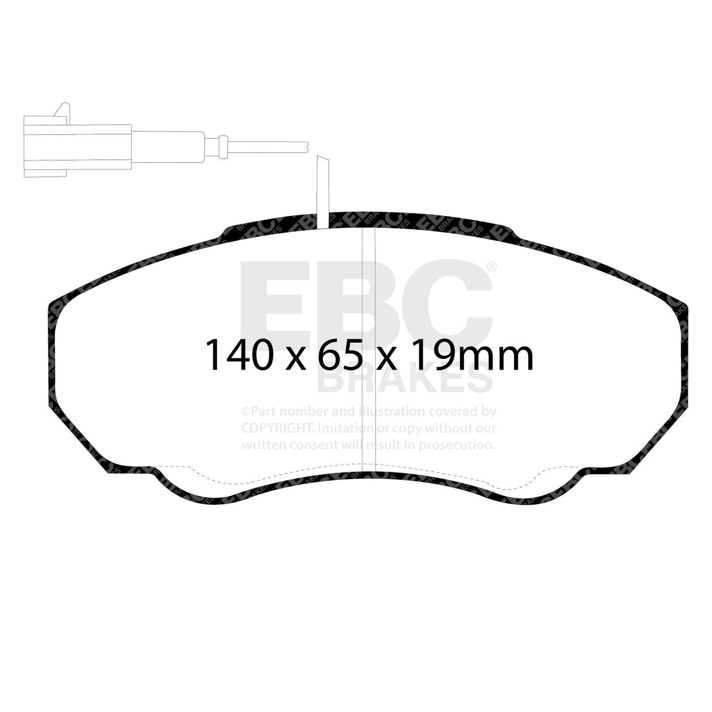 EBC Brakes Pad and Disc Kit (PDKF519)