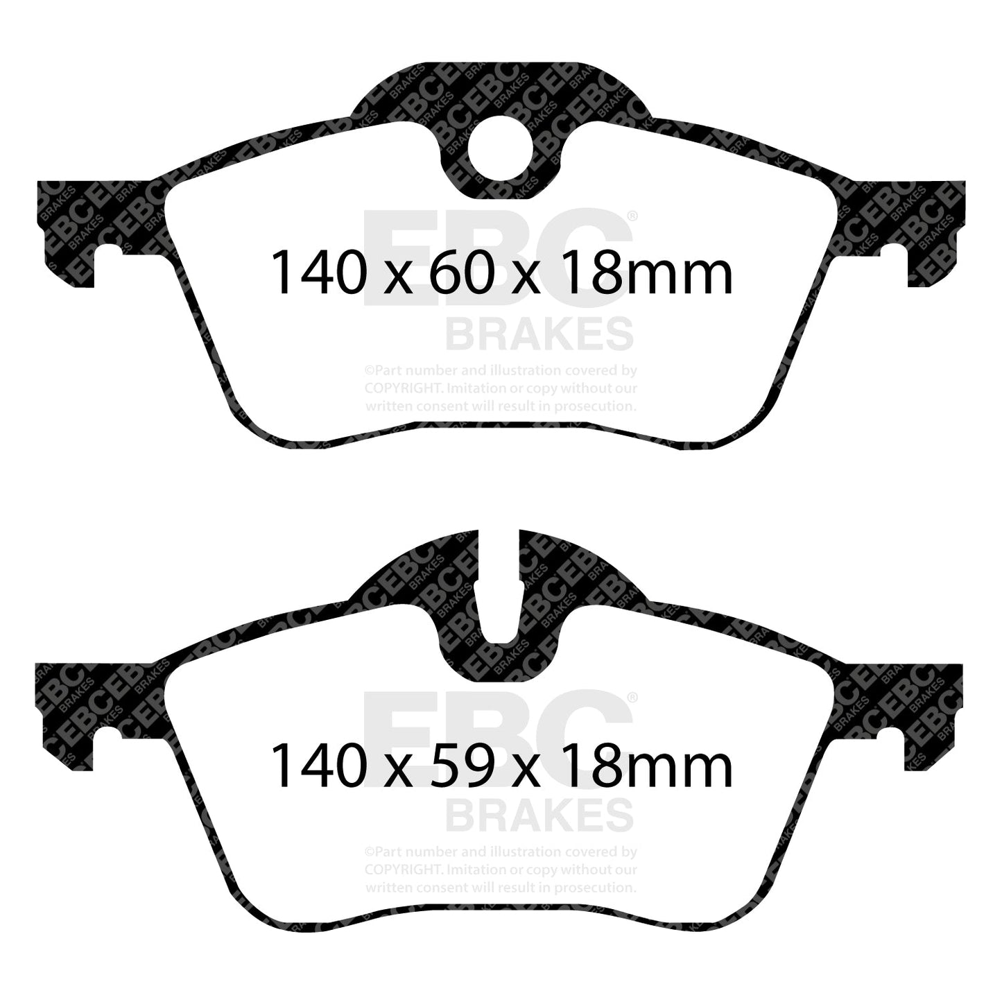 EBC Brakes Pad and Disc Kit (PD08KF367)