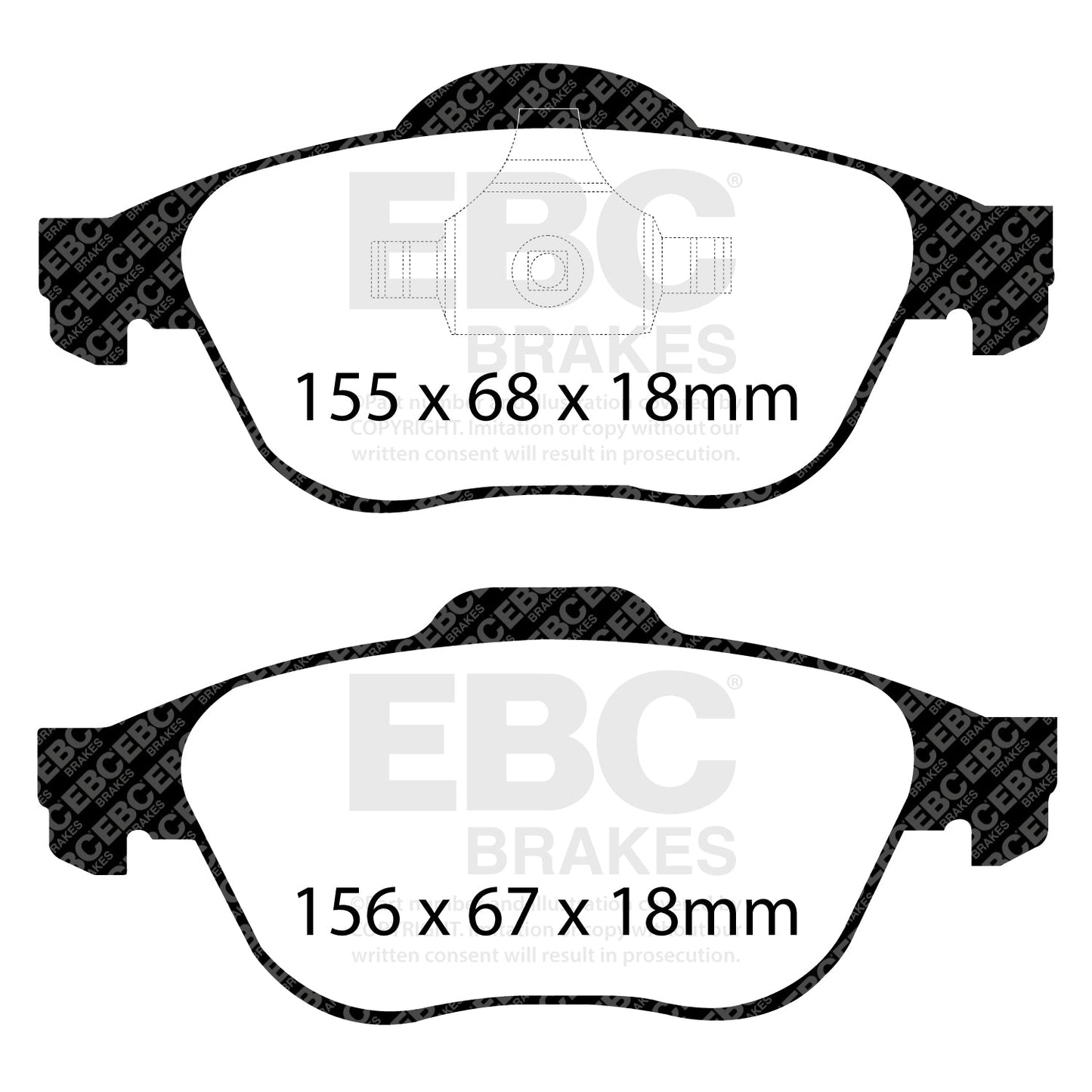 EBC Brakes Pad  and  Disc Kit (PD01KF1279)