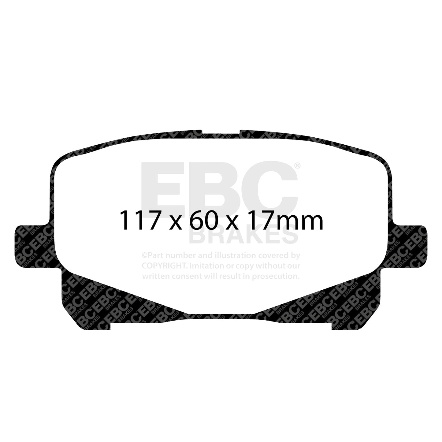 EBC Brakes Pad and Disc Full vehicle Kit (PD40K1853)