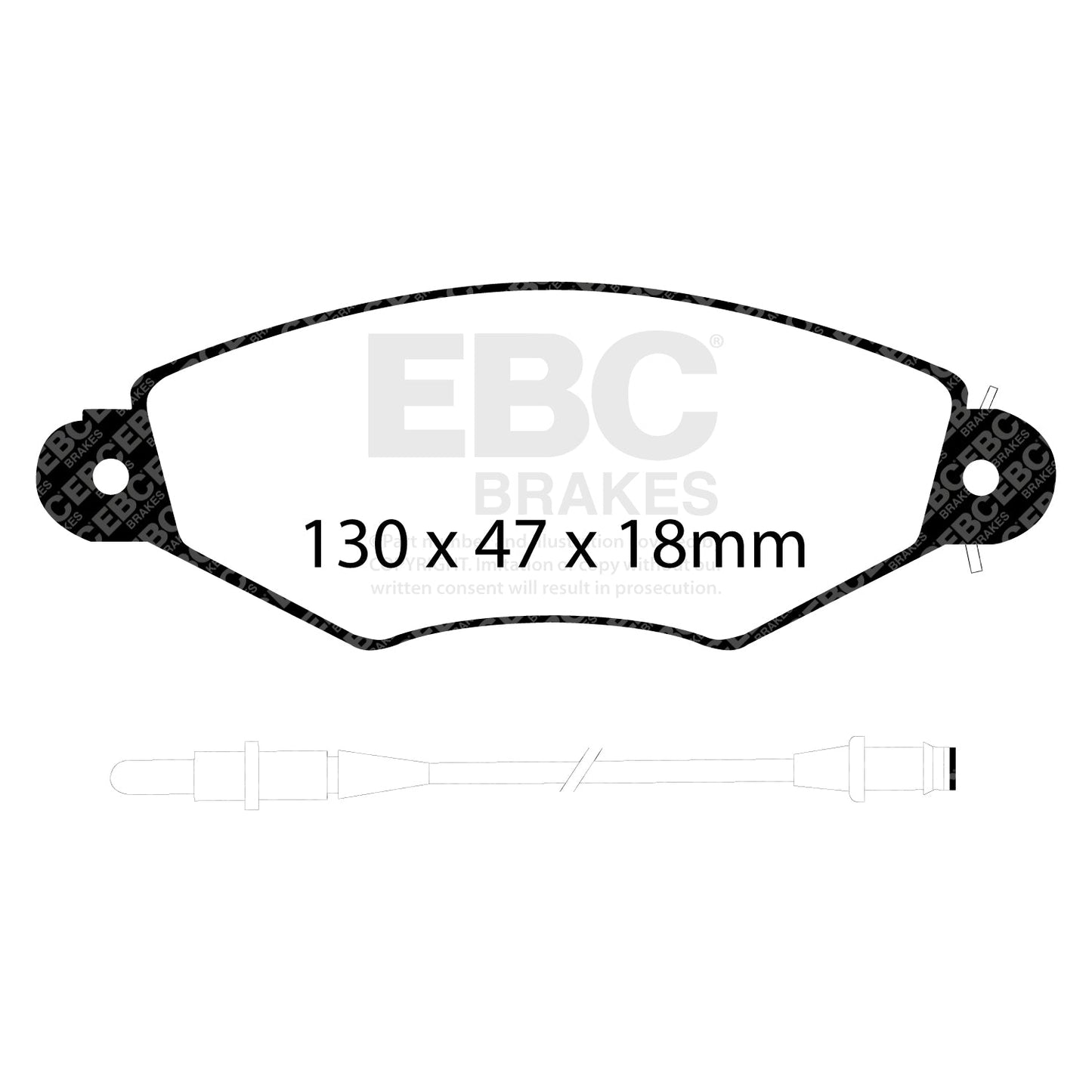 EBC Brakes Pad and Disc Kit (PDKF1457)
