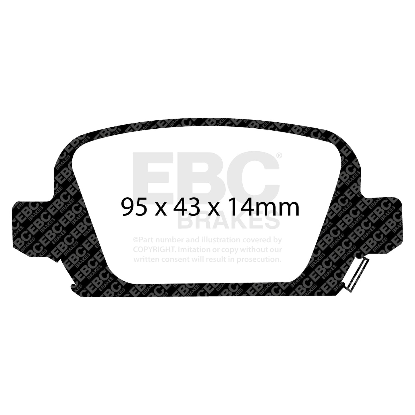 EBC Brakes Pad and Disc Kit (PDKR701)