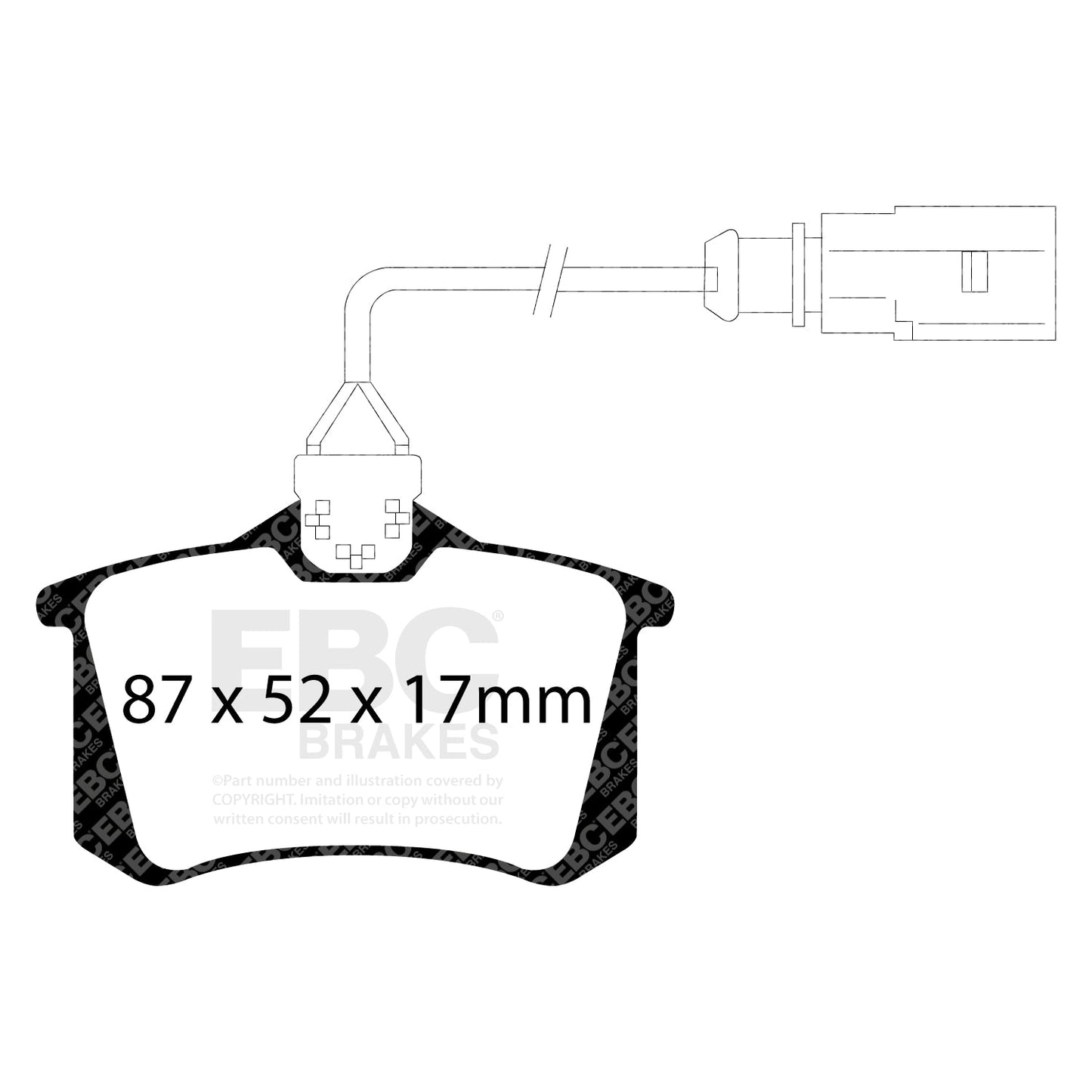 EBC Brakes Pad and Disc Kit (PDKR334)