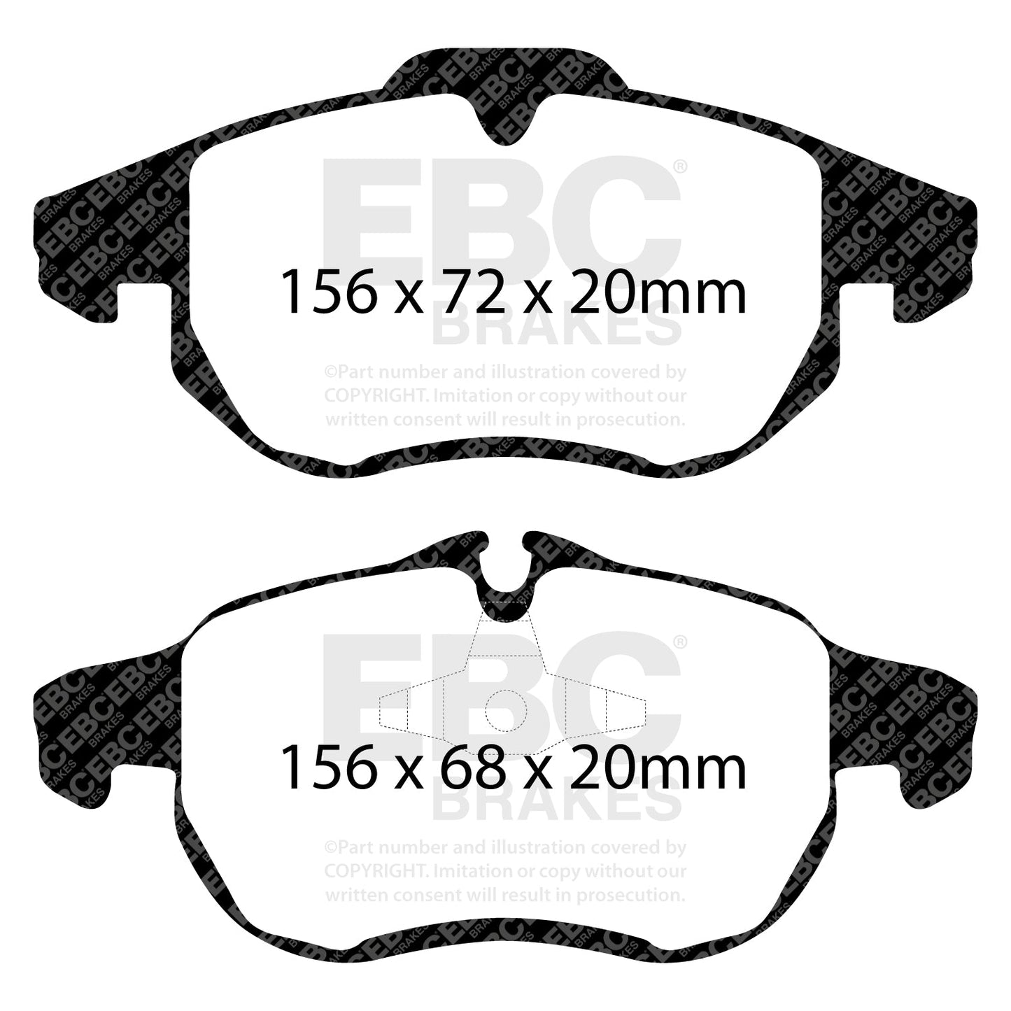 EBC Brakes Pad and Disc Kit (PD08KF408)