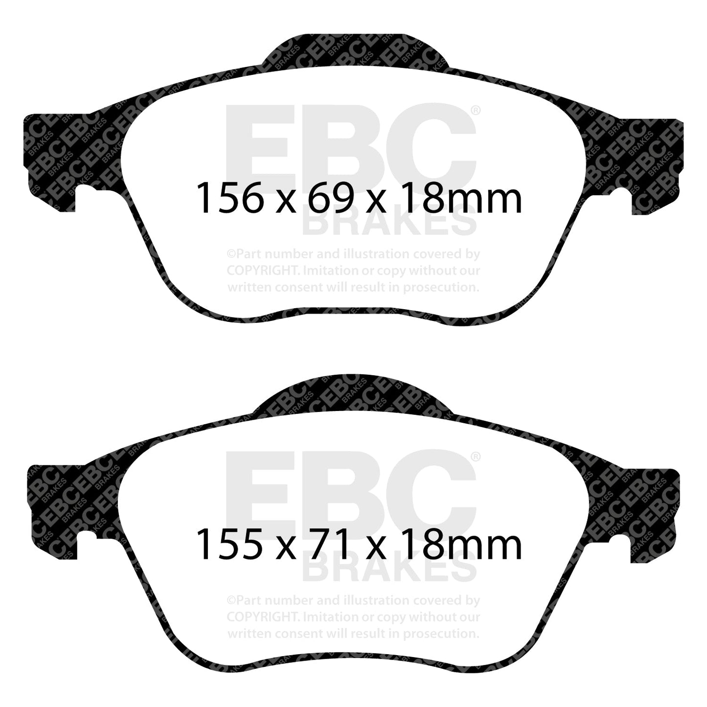 EBC Brakes Pad  and  Disc Kit (PD01KF1439)