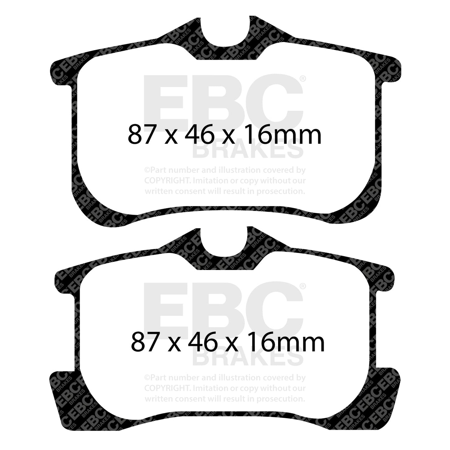 EBC Brakes Pad and Disc Kit (PDKR857)