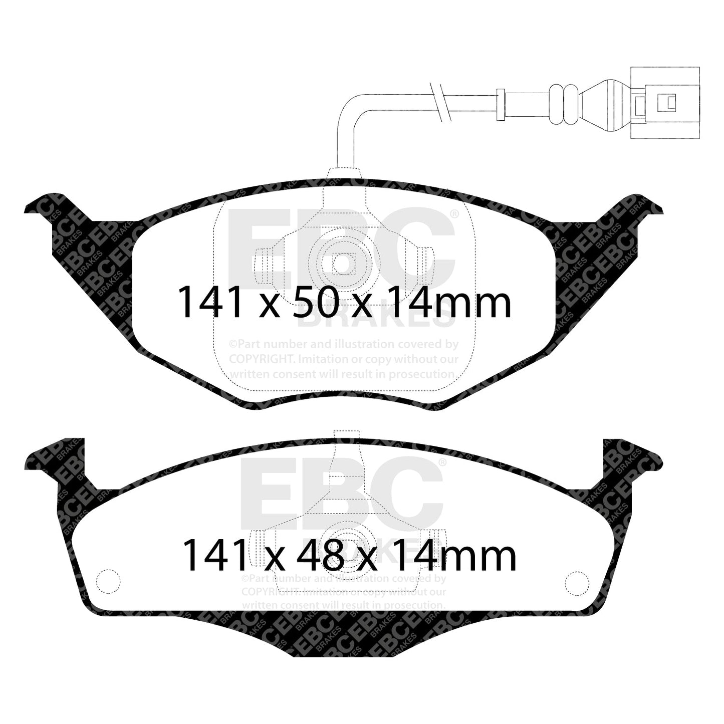 EBC Brakes Pad and Disc Kit (PDKF129)