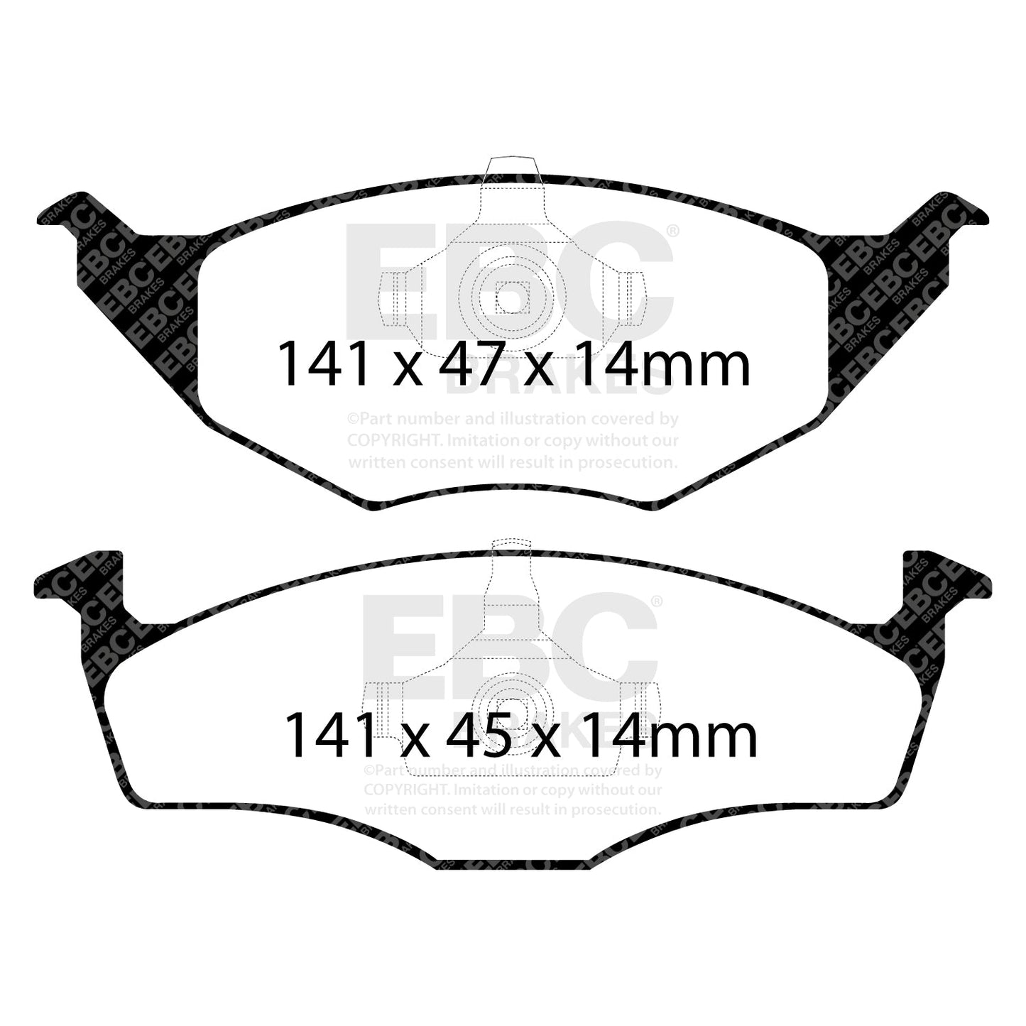 EBC Brakes Pad and Disc Kit (PDKF2110)