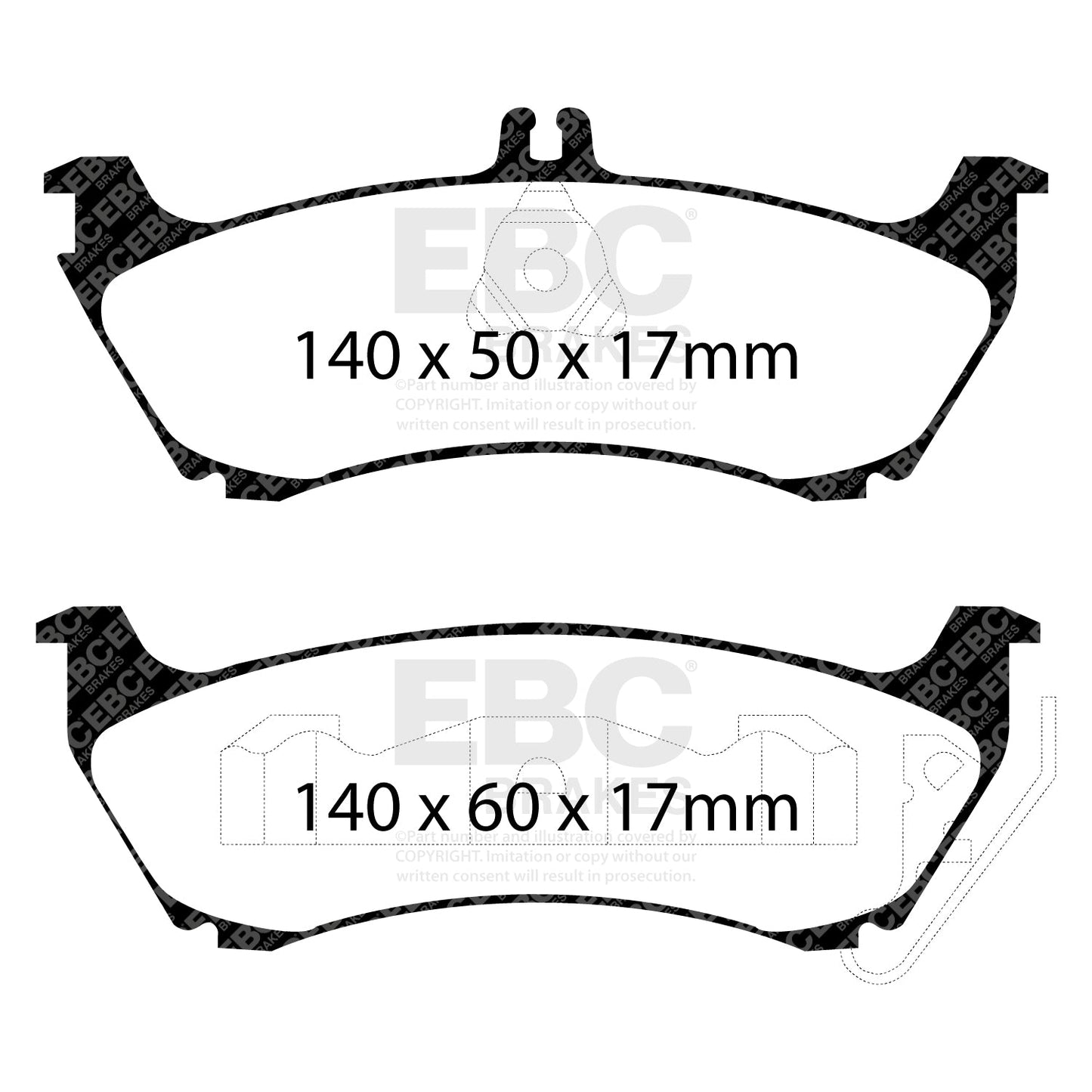 EBC Brakes Pad and Disc Kit (PDKR597)