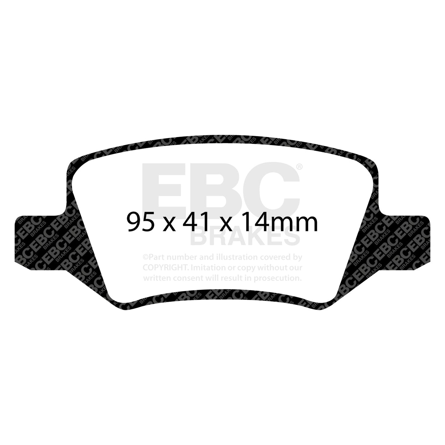 EBC Brakes Pad  and  Disc Kit (PD01KR481)