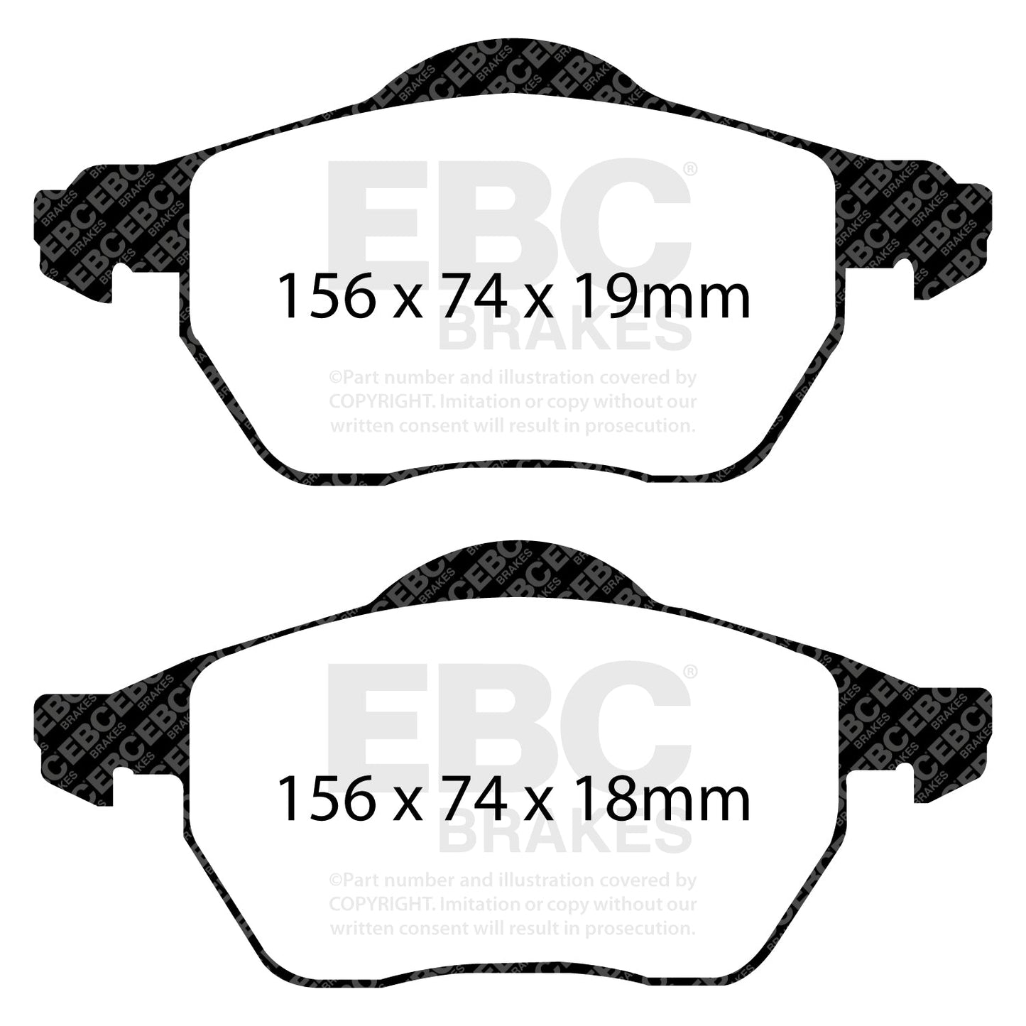 EBC Performance Pack Pad & Line Kit with Yellowstuff Pads (PLK1887)