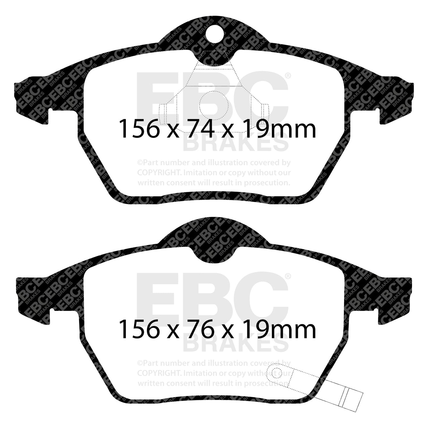 EBC Brakes Pad  and  Disc Kit (PD01KF1330)