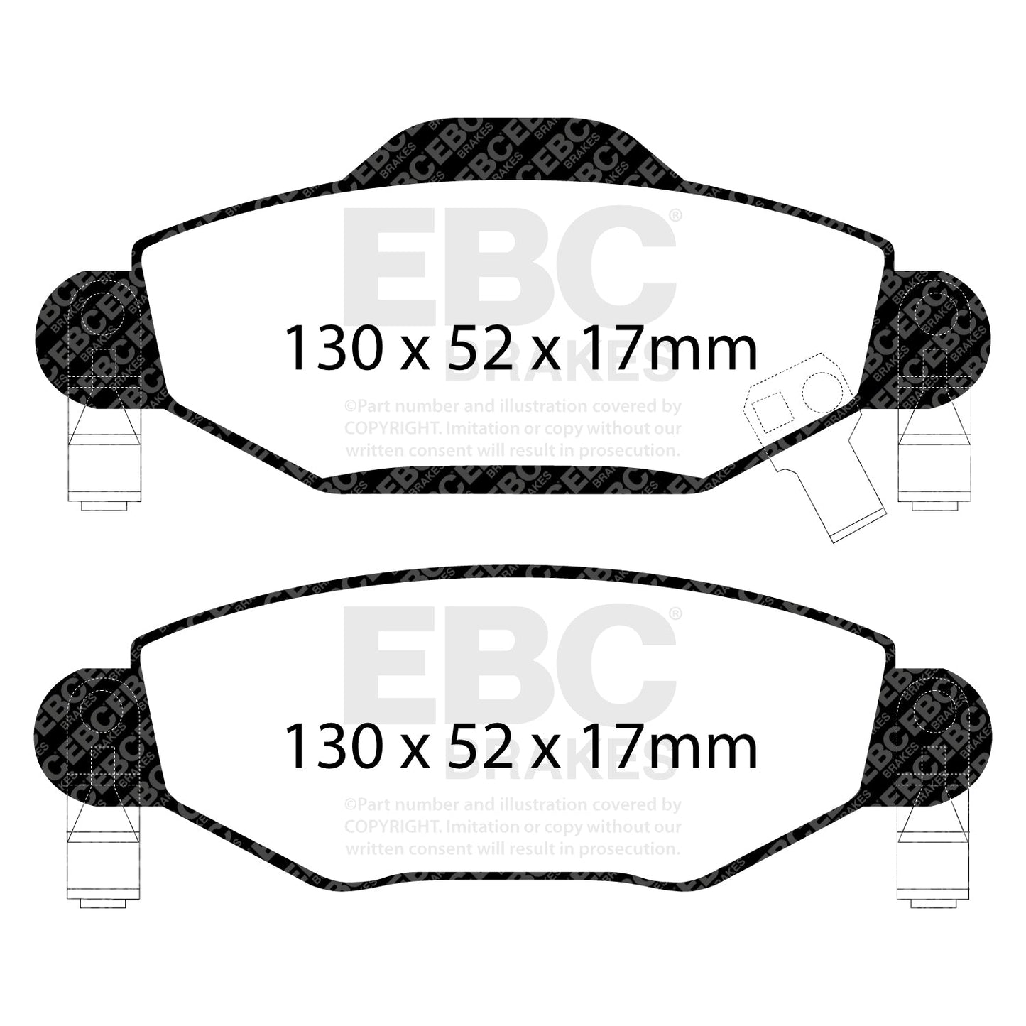 EBC Brakes Pad  and  Disc Kit (PD01KF1507)