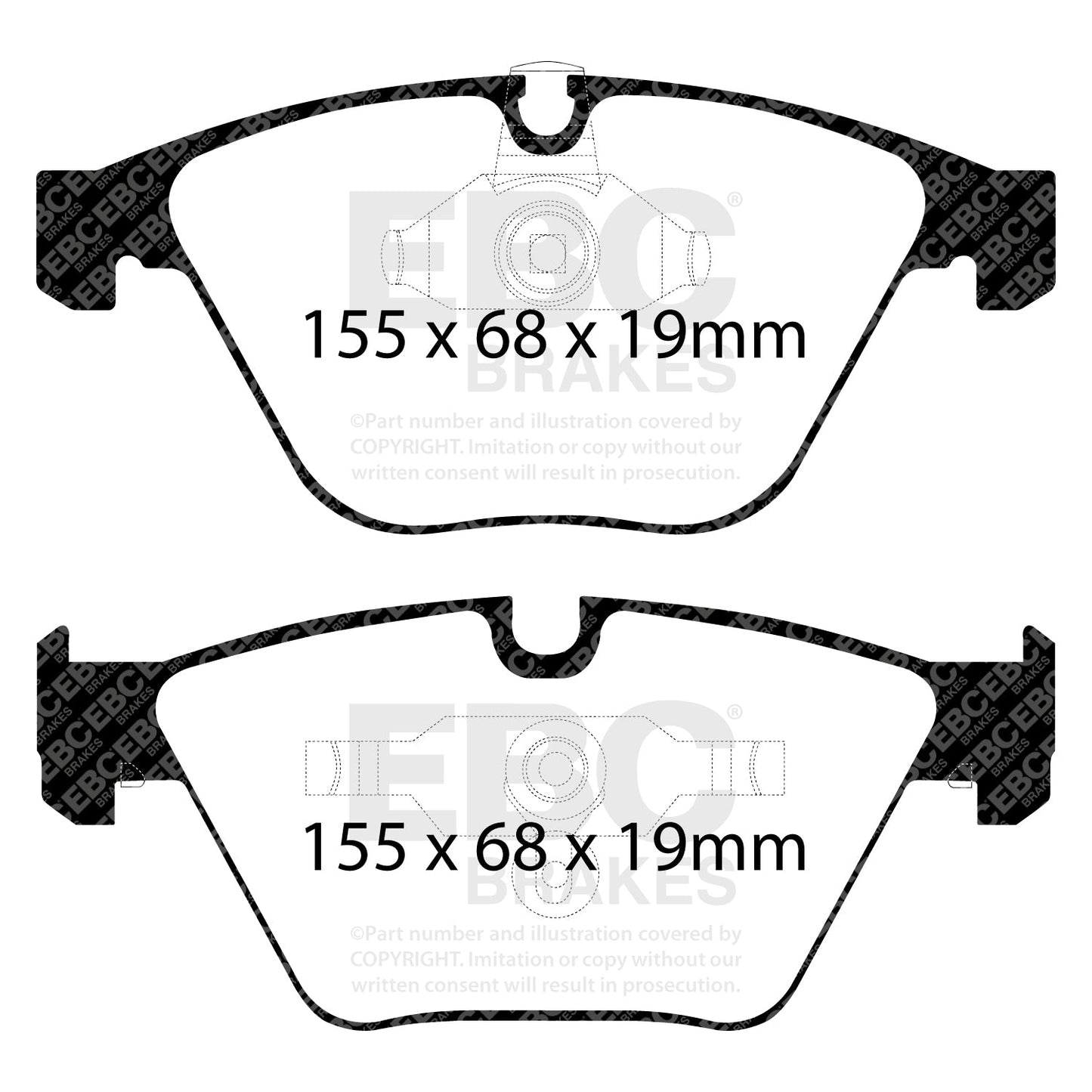 EBC Performance Pack Pad & Line Kit with Yellowstuff Pads (PLK1963)