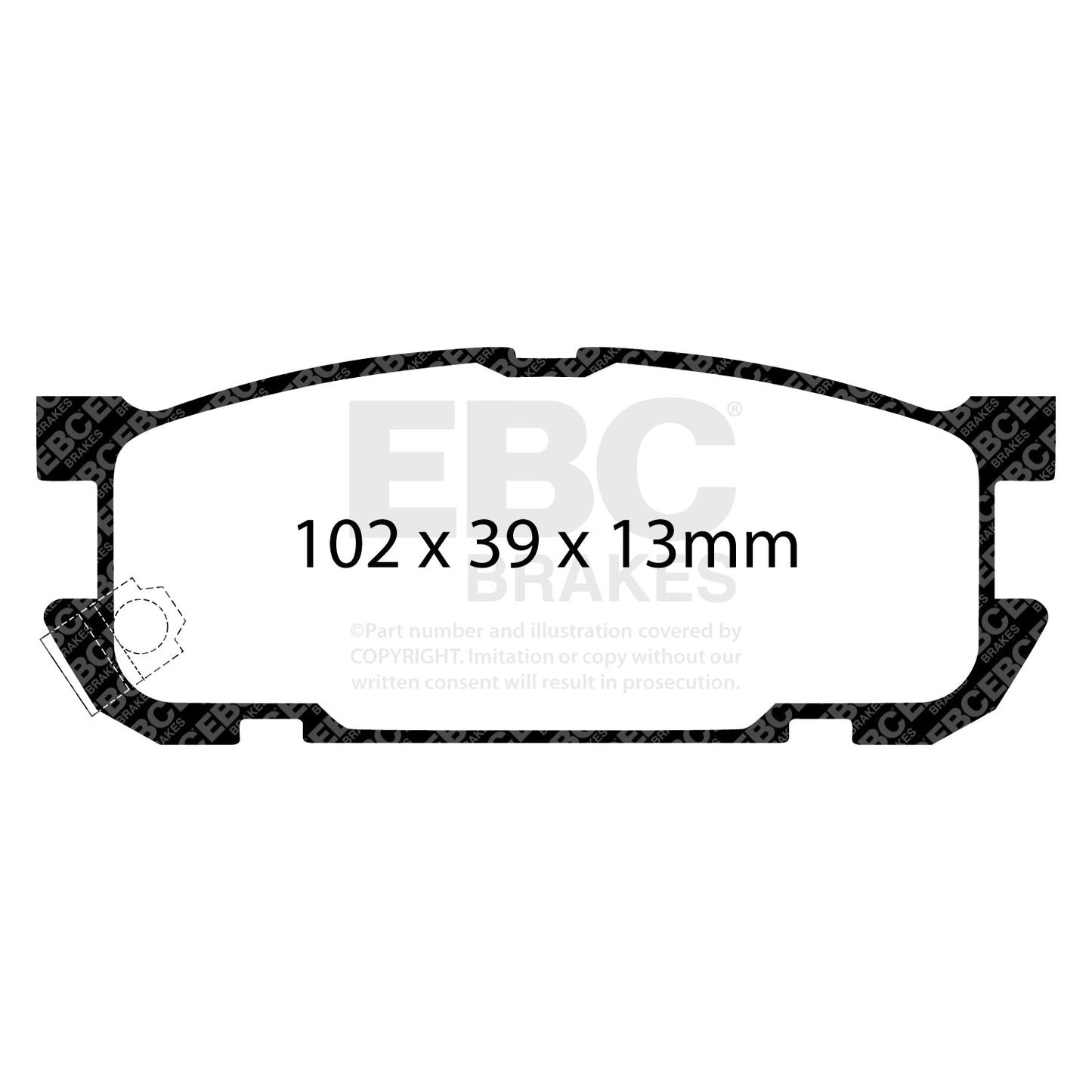EBC Greenstuff 2000 Series Sport Brake Pad Set (DP21453)
