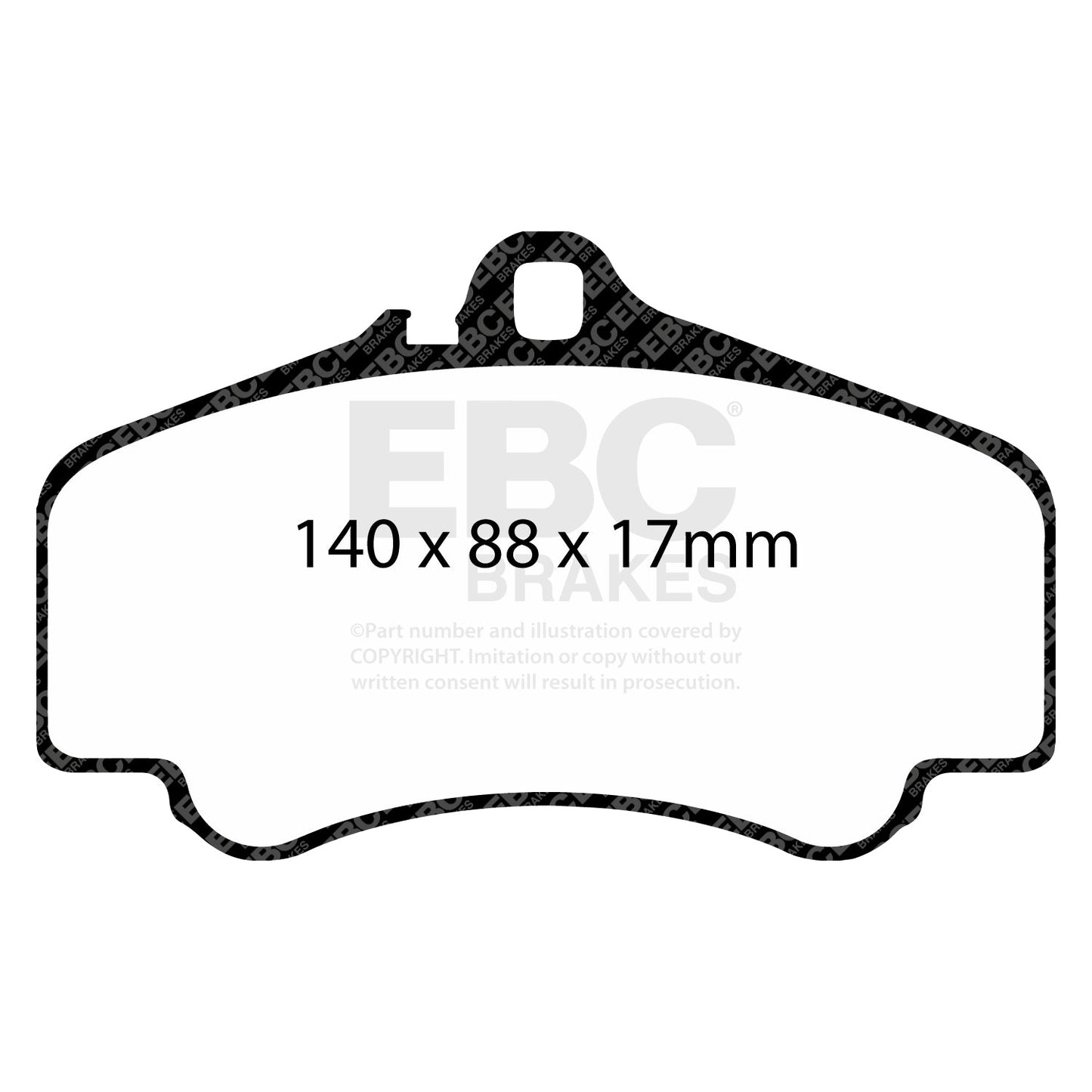EBC Brakes RP1 Racing Pad (DP81454RP1) Front