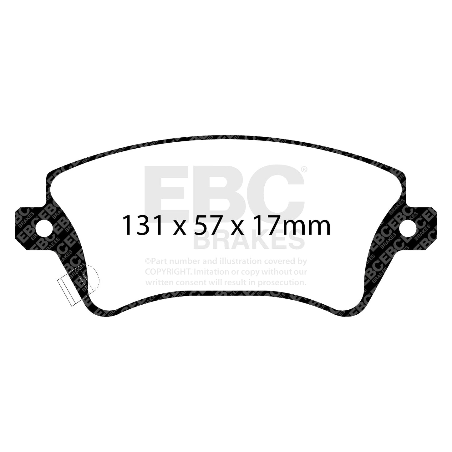 EBC Brakes Pad and Disc Kit (PD06KF587)