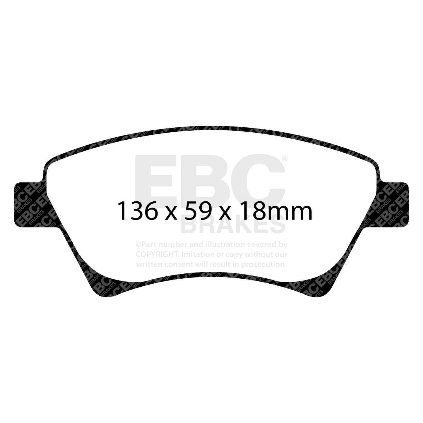EBC Brakes Pad and Disc Kit (PDKF1658)
