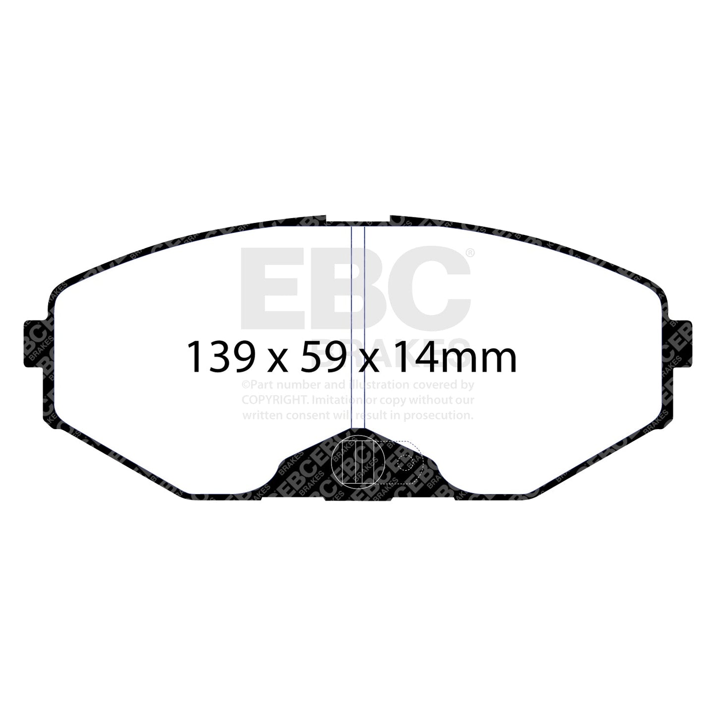 EBC Ultimax OE Replacement Brake Pad Set (DP1471)