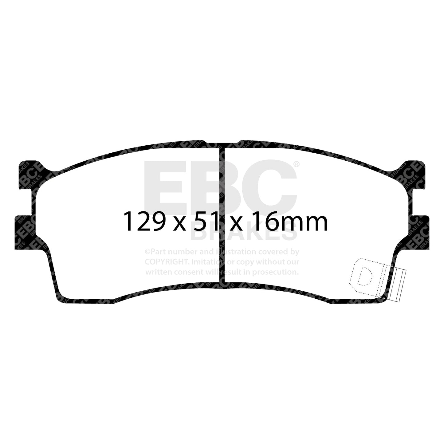 EBC Greenstuff 2000 Series Sport Brake Pad Set (DP21475)