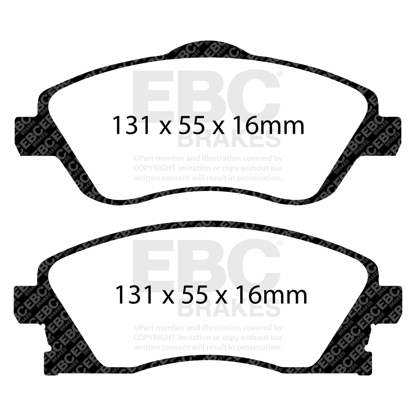 EBC Brakes Pad and Disc Kit (PD03KF1317)