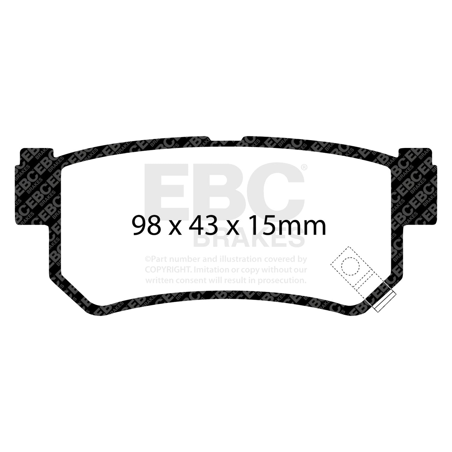 EBC Brakes Pad and Disc Full vehicle Kit (PD40K1750)