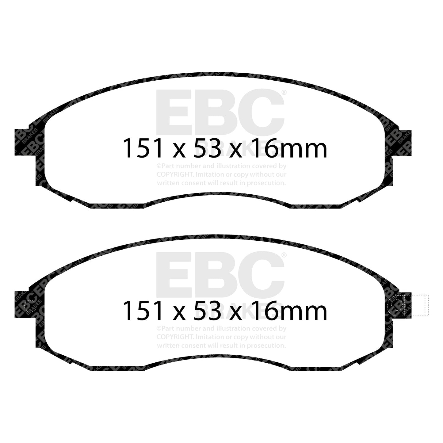 EBC Brakes Pad  and  Disc Kit (PD01KF1049)