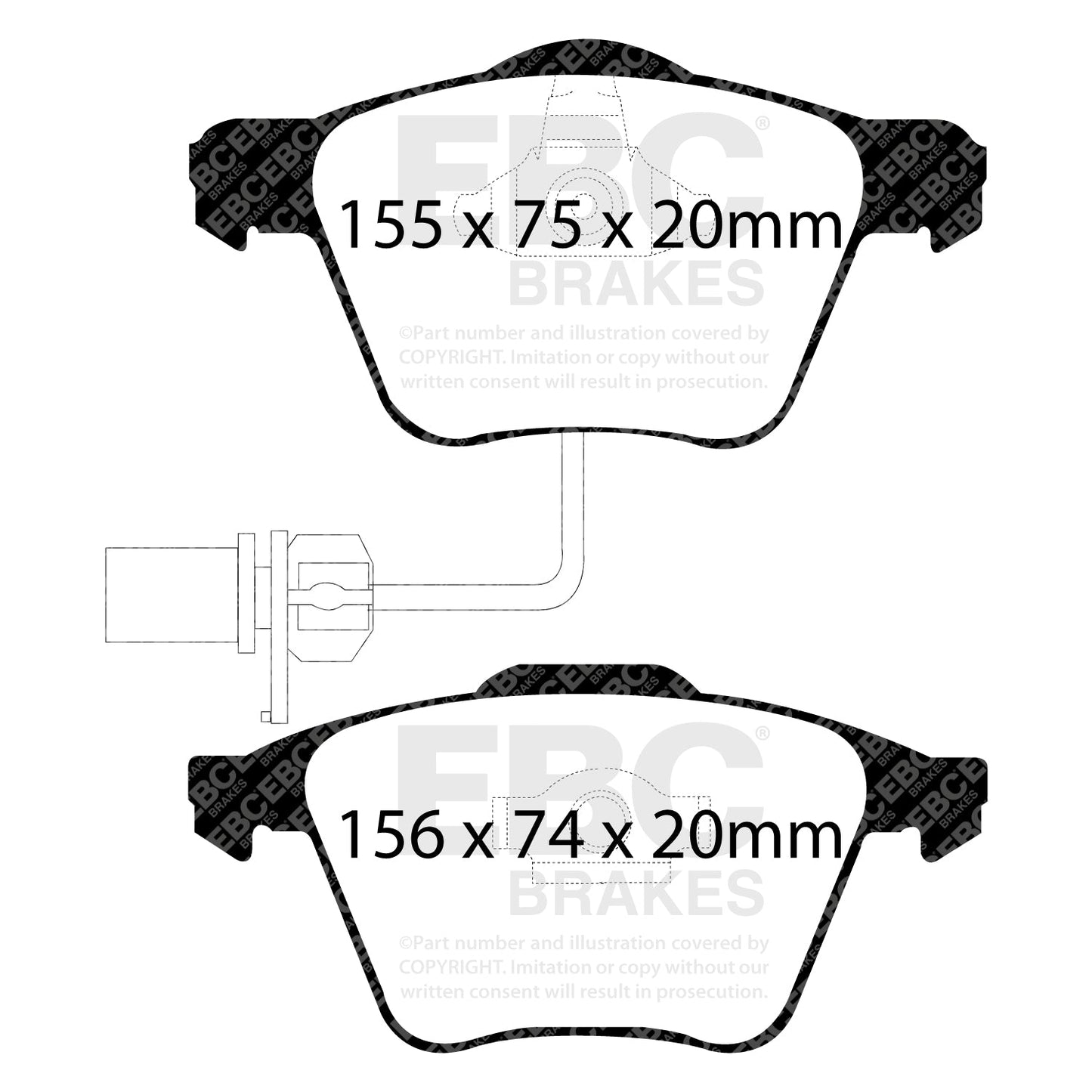 EBC Brakes Pad and Disc Kit (PD12KF029)