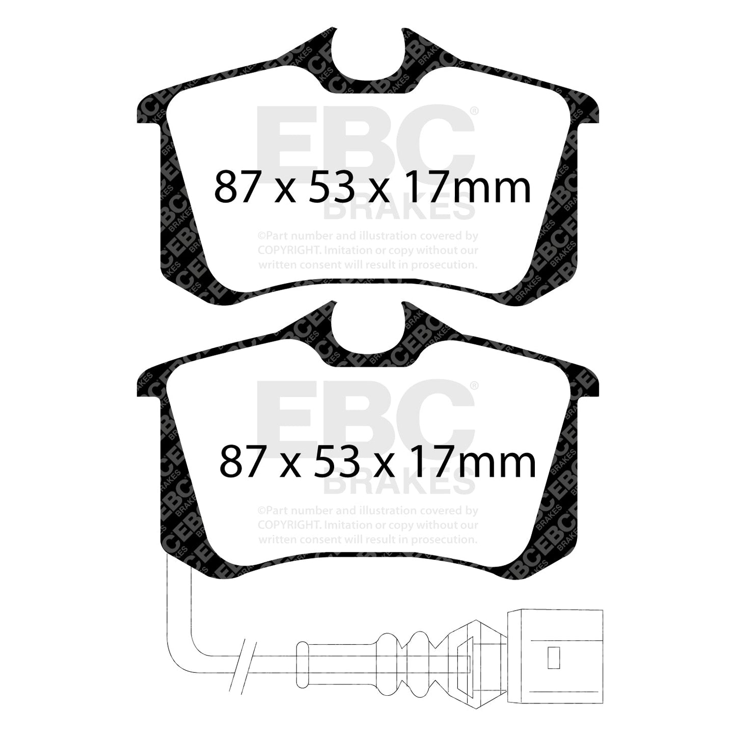 EBC Brakes Pad and Disc Kit (PD08KR314)