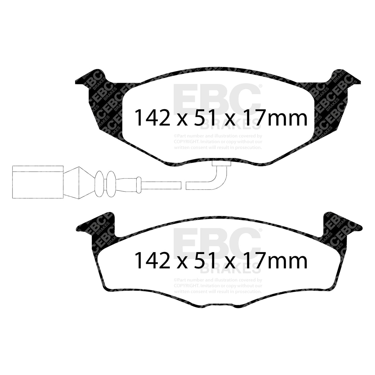 EBC Brakes Pad and Disc Kit (PD06KF556)