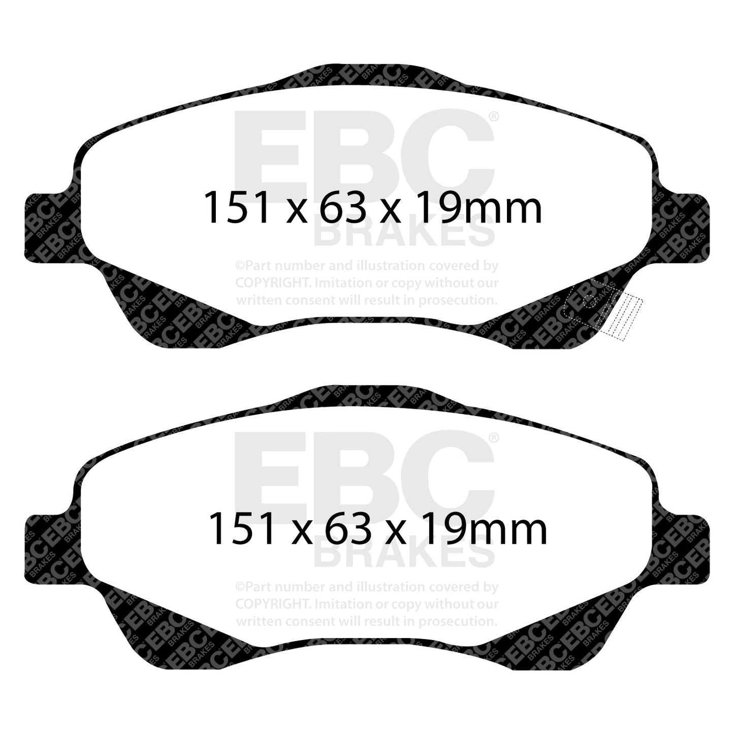 EBC Brakes Pad and Disc Kit (PDKF1913)