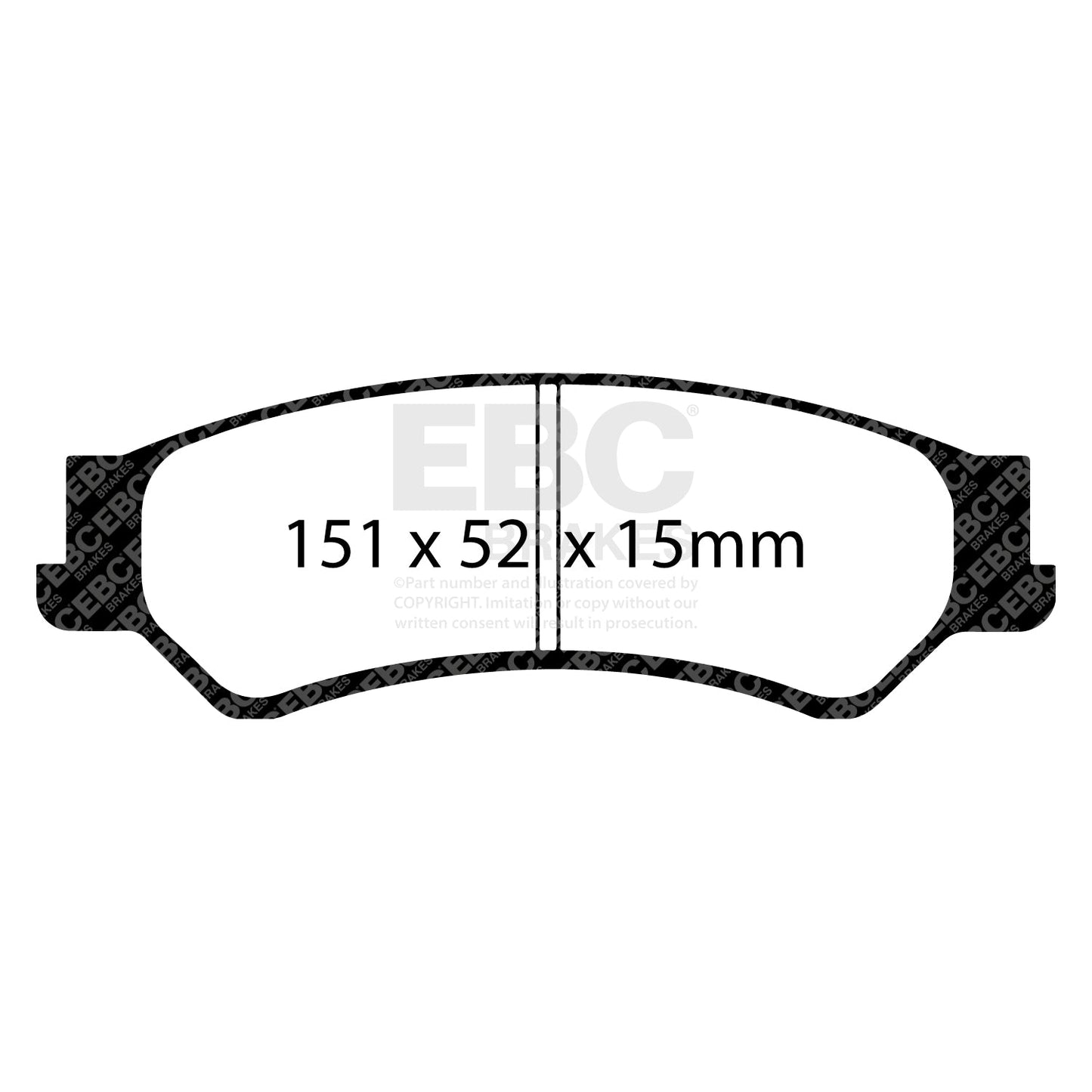 EBC Bluestuff Brake Pad 5000 Series TrackDay Set (DP51500NDX)