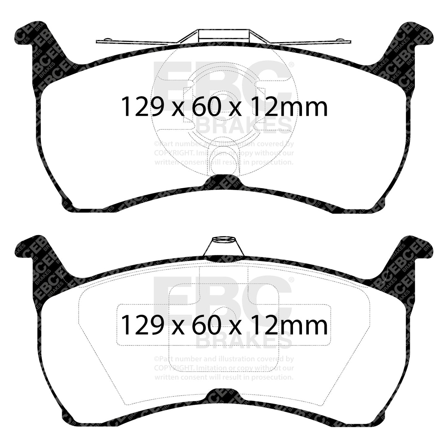 EBC Redstuff 3000 Series Sport Brake Pad Set (DP31504C)