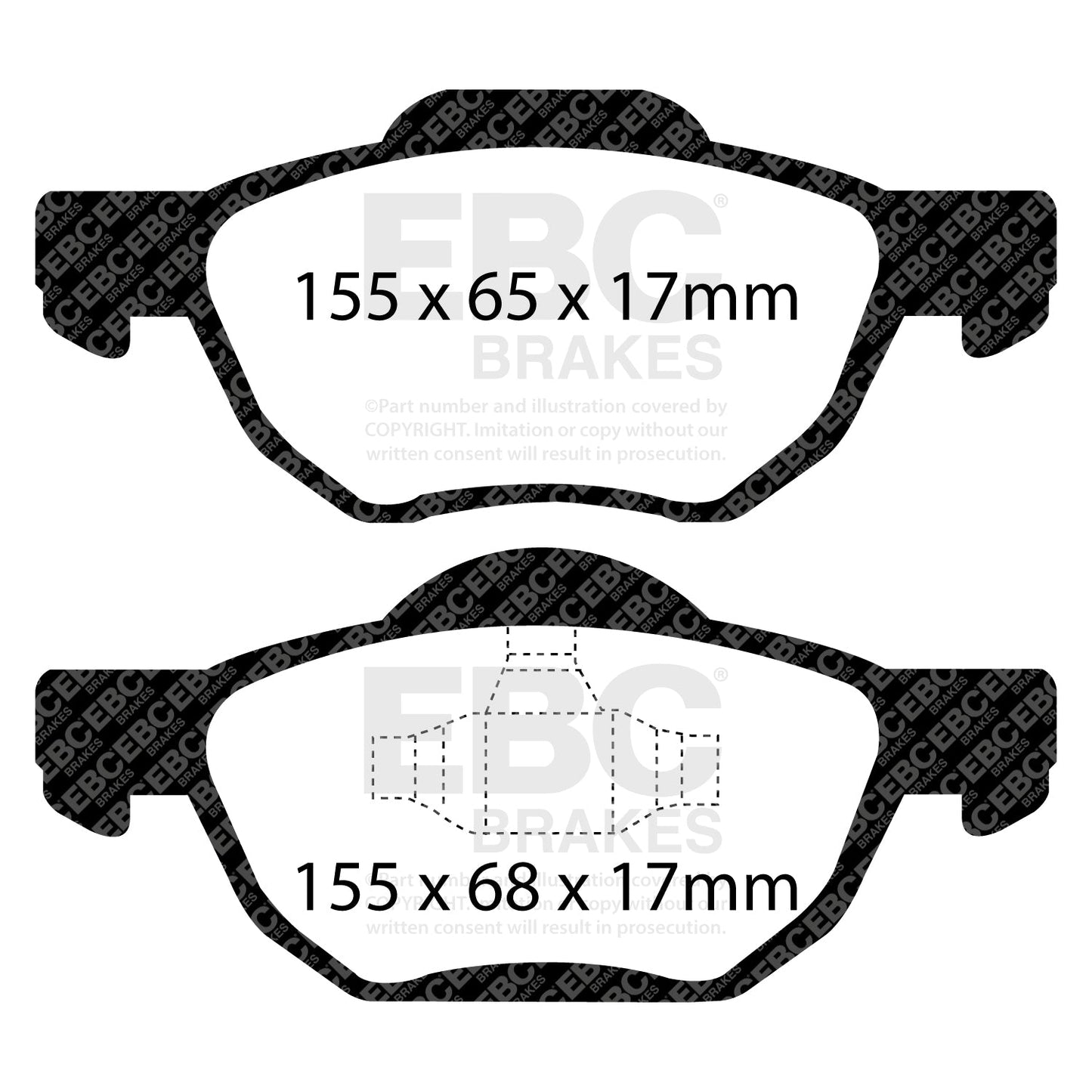 EBC Brakes Pad and Disc Kit (PD04KF518)