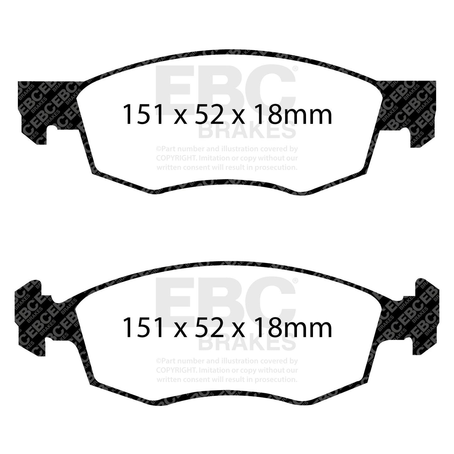 EBC Brakes Pad and Disc Kit (PDKF634)