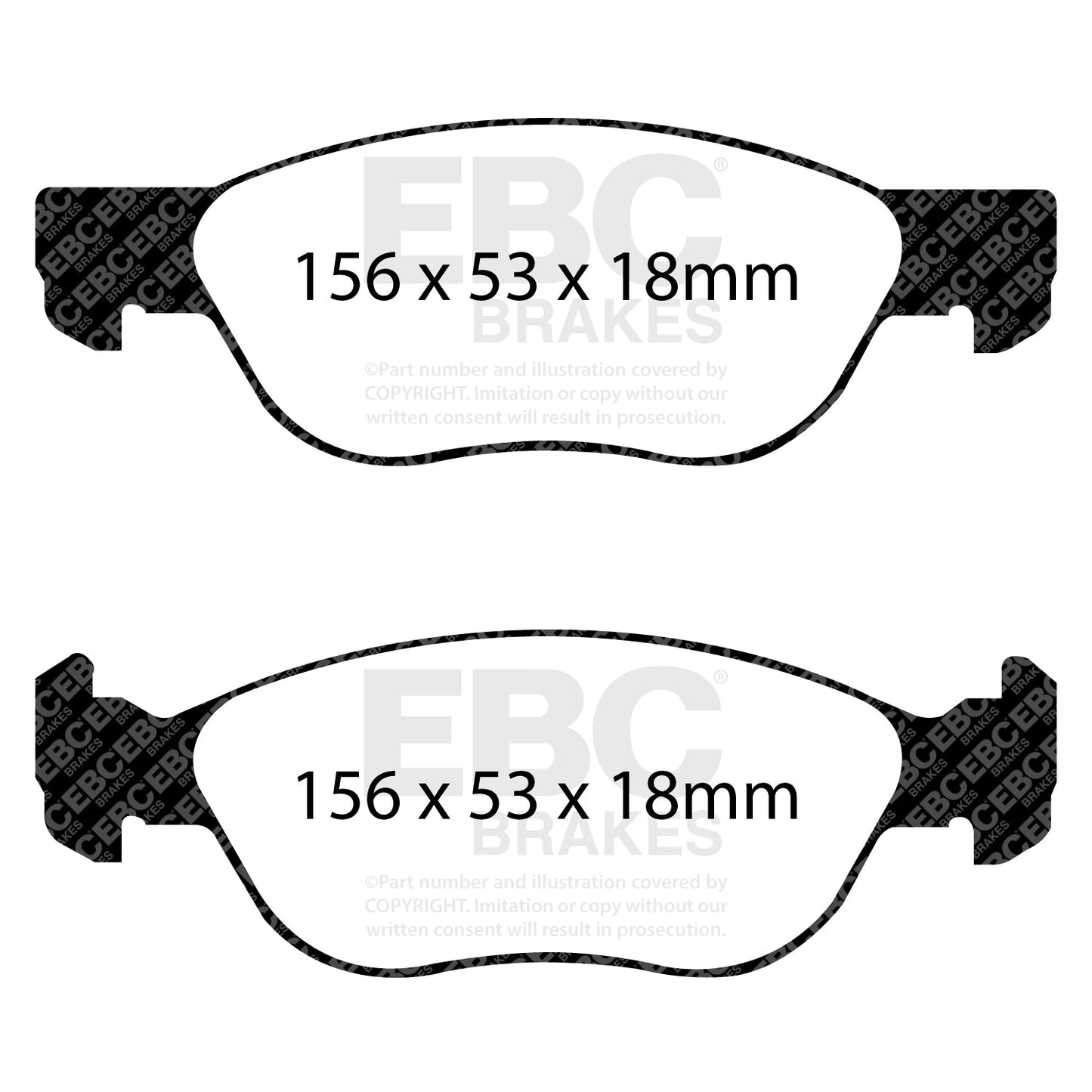 EBC Brakes Pad and Disc Kit (PDKF675)