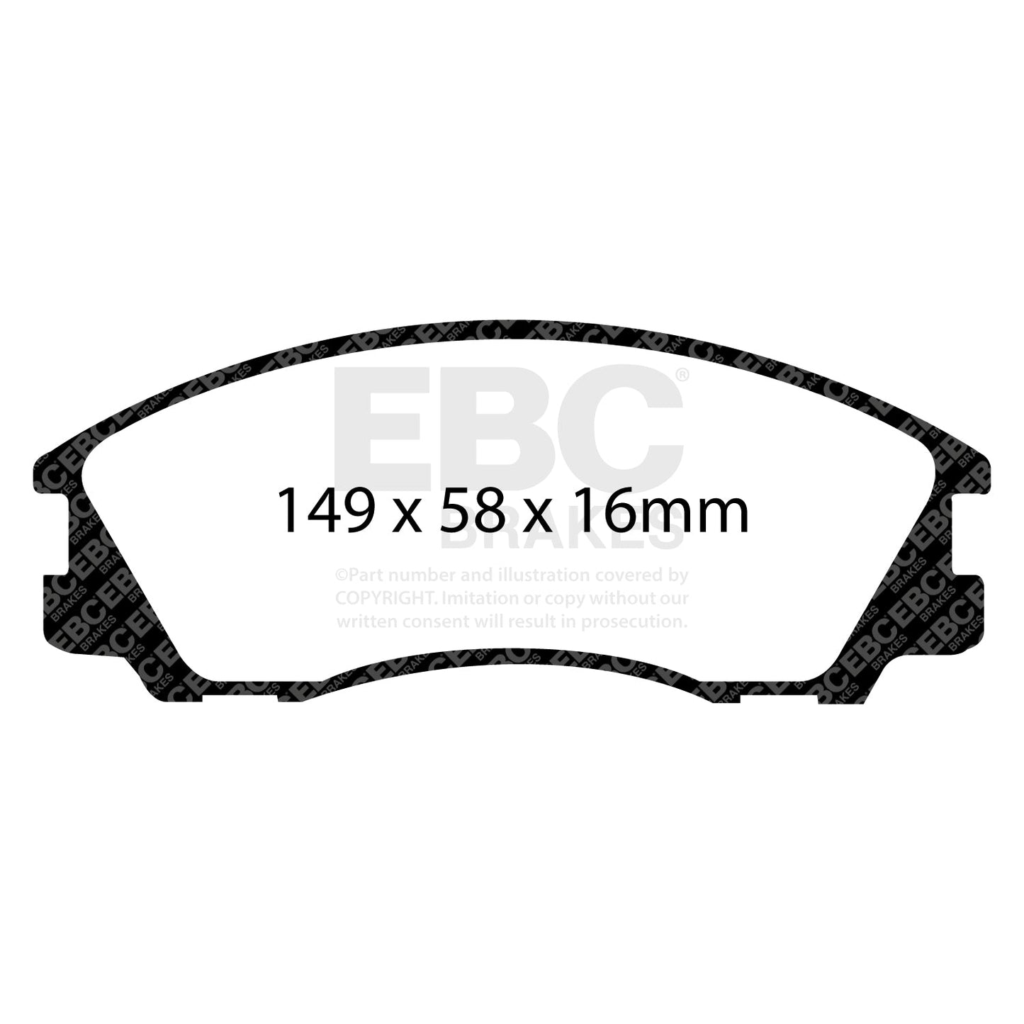 EBC Brakes Pad and Disc Full vehicle Kit (PD40K932)